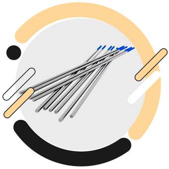 AWS A5.12 Pure Tungsten Electrodes